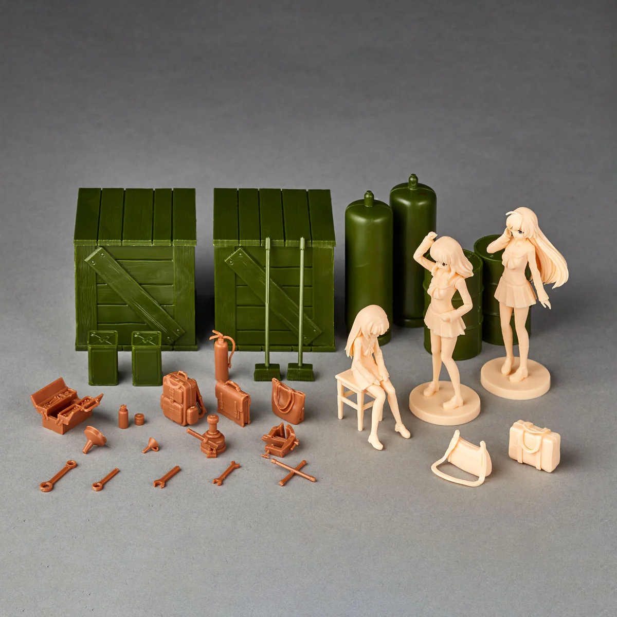 ARTPLA - Girls & Panzer Final Chapter Garage Set [B] 1/24 - Image 8