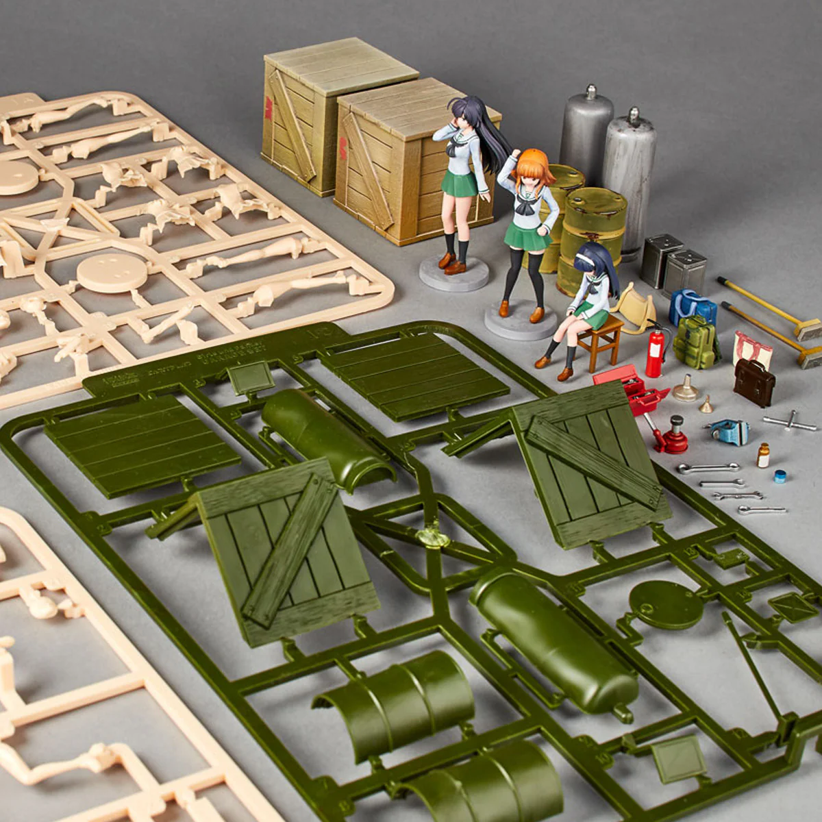 ARTPLA - Girls & Panzer Final Chapter Garage Set [B] 1/24 - Image 9
