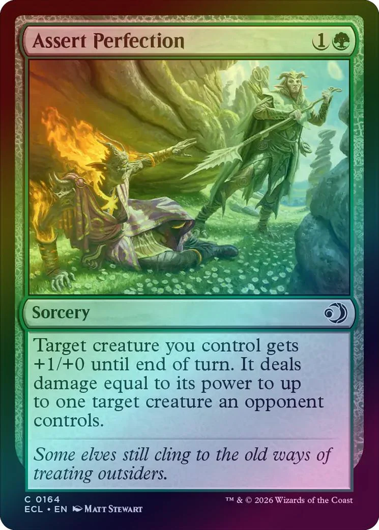 Assert Perfection (Foil) (ECL)