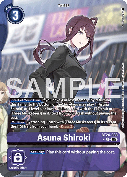 Asuna Shiroki (Alternate Art) - BT24-088 - Uncommon