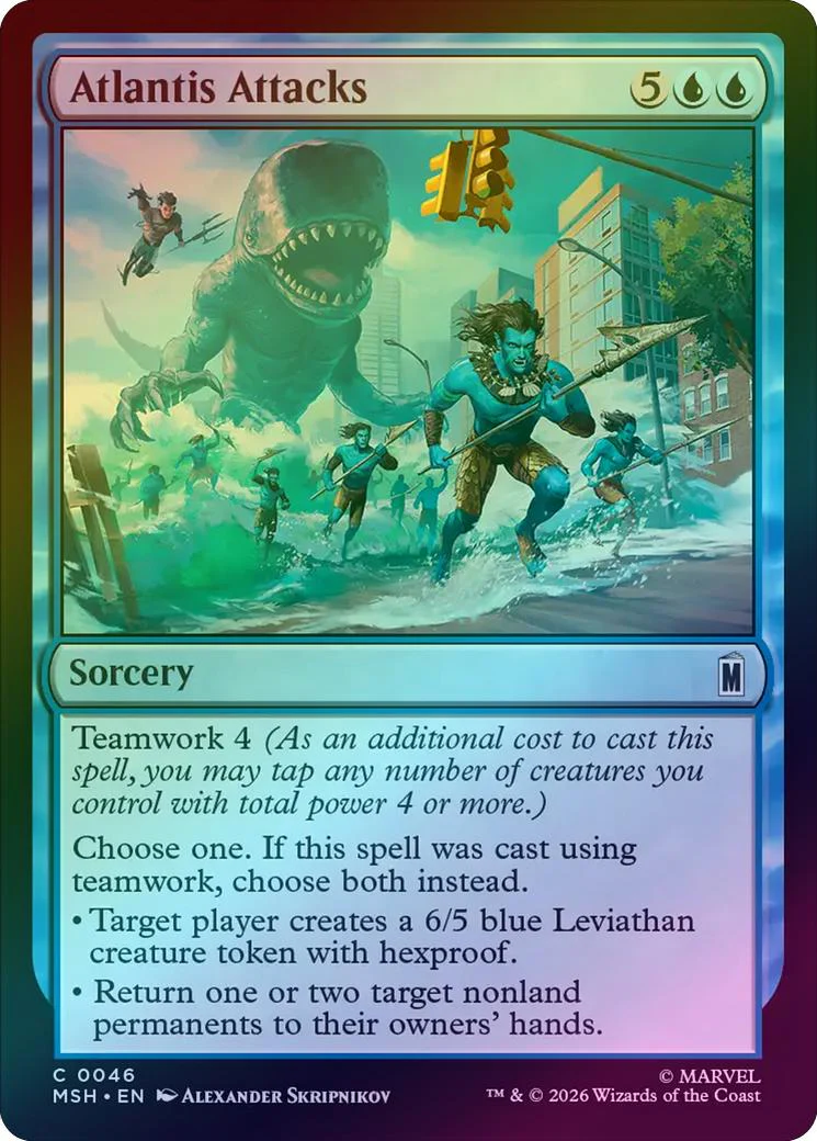 Atlantis Attacks (Foil) (MSH)