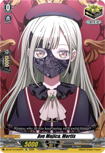 Ave Mujica, Mortis - DZ-BT12/EX52EN - Extra Rare