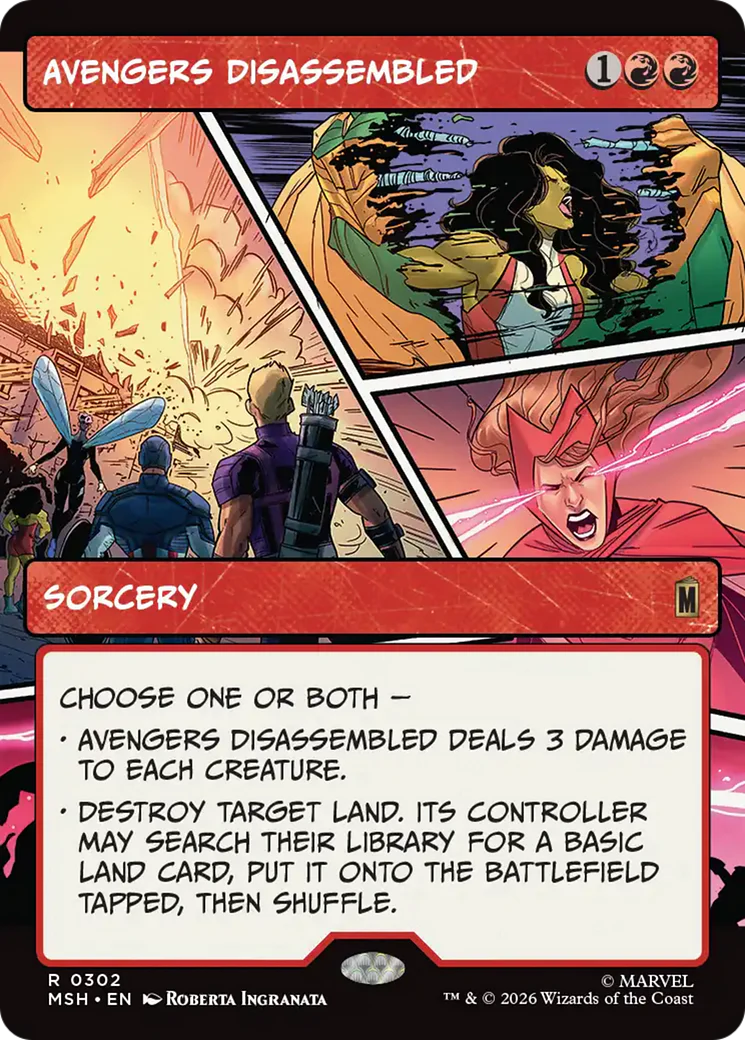 Avengers Disassembled - Panel Showcase (MSH)