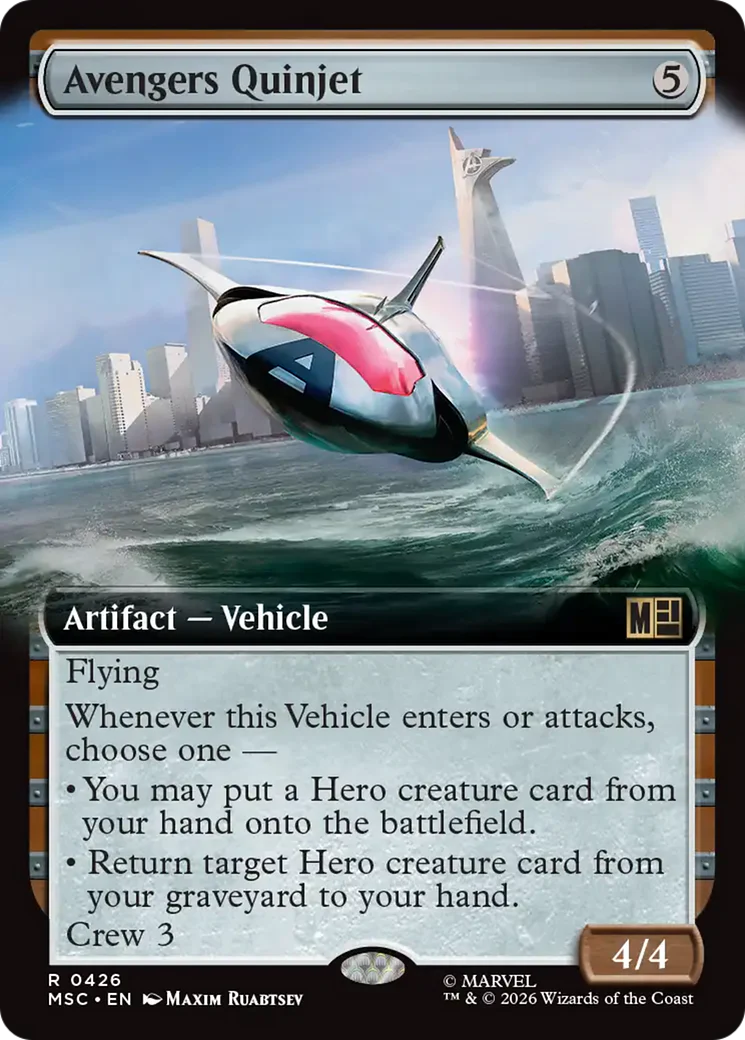 Avengers Quinjet - Extended Art (MSC)