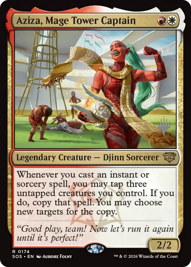 Aziza, Mage Tower Captain - Promo Pack (PSOS)