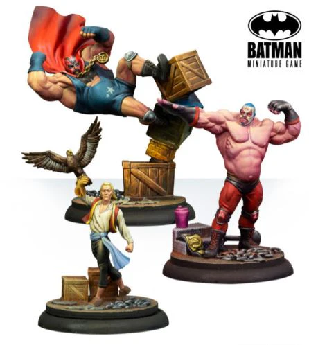 Batman Miniature Game - Bird and Wrestlers