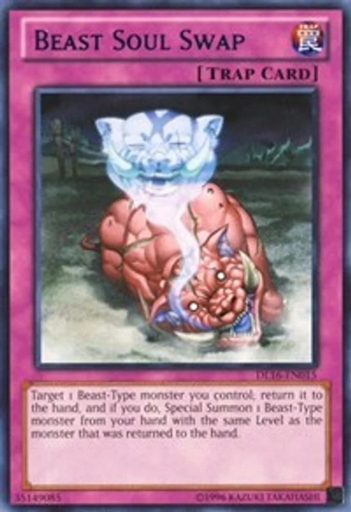 Beast Soul Swap (Blue) - DL16-EN015 - Rare