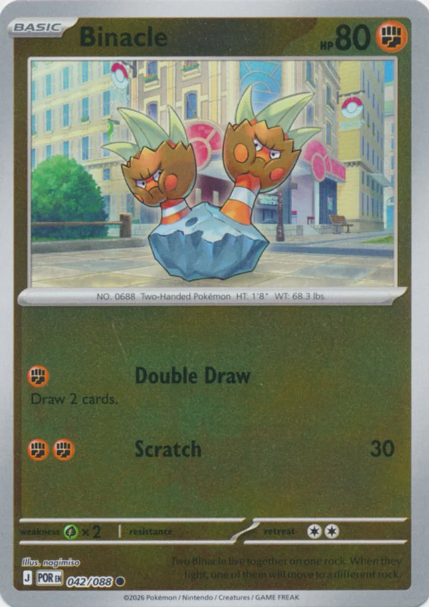 Binacle - 042/088 - Common - Reverse Holo