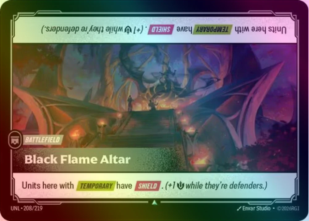 Black Flame Altar - 208/219 - Uncommon (Foil)