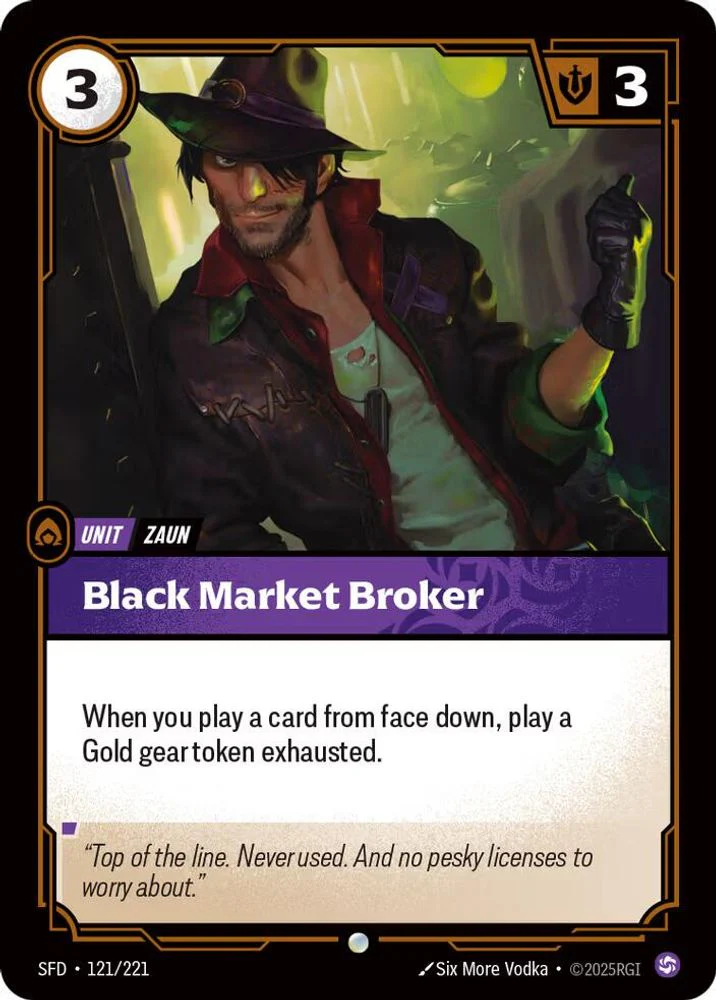 Black Market Broker - 121/221 - Common