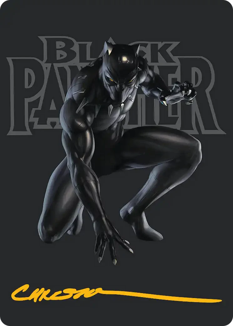 Black Panther, Hope Enduring (AMSH) - Gold Stamped Art Card