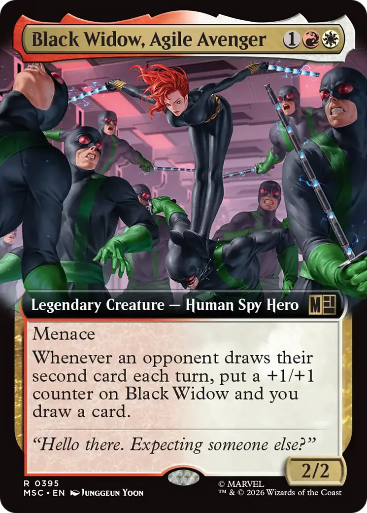Black Widow, Agile Avenger - Extended Art (MSC)
