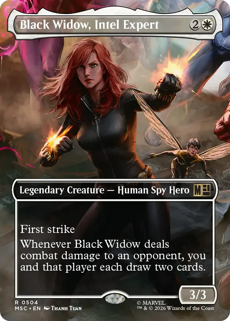 Black Widow, Intel Expert - Borderless Scene: Heroes United (MSC)