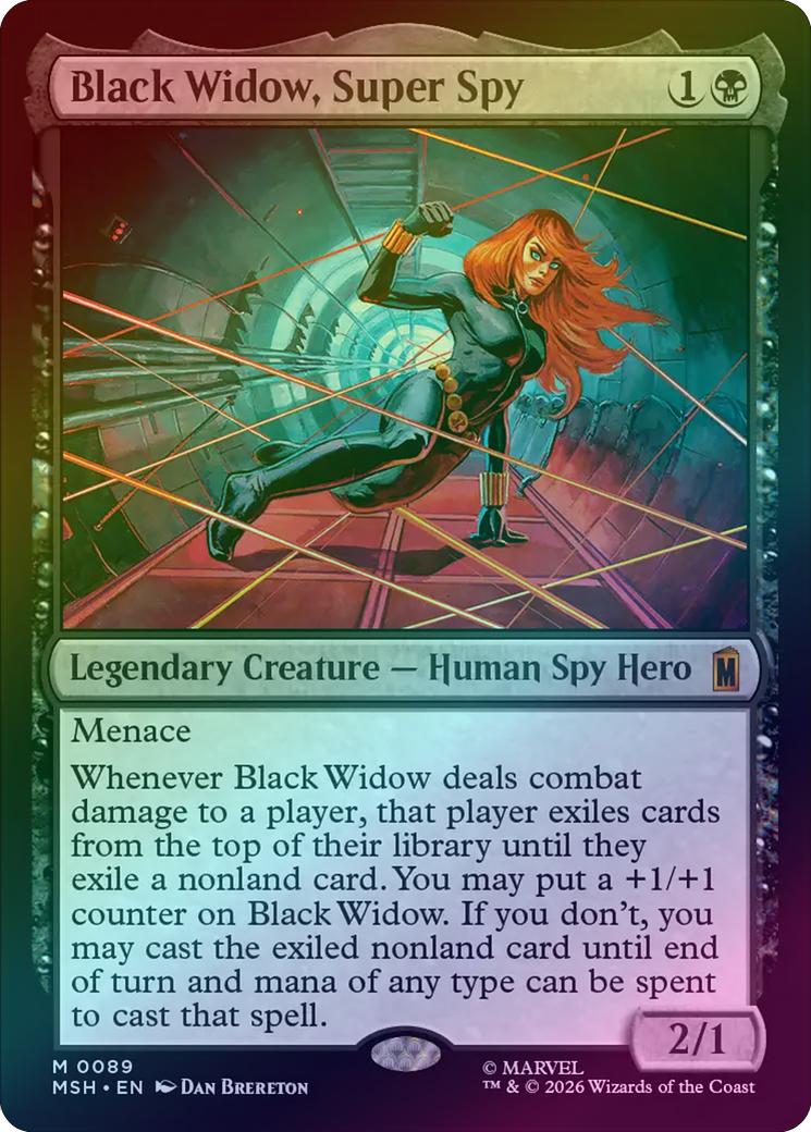 Black Widow, Super Spy (Foil) (MSH)