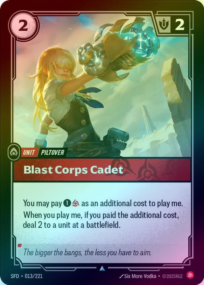 Blast Corps Cadet - 013/221 - Uncommon (Foil)