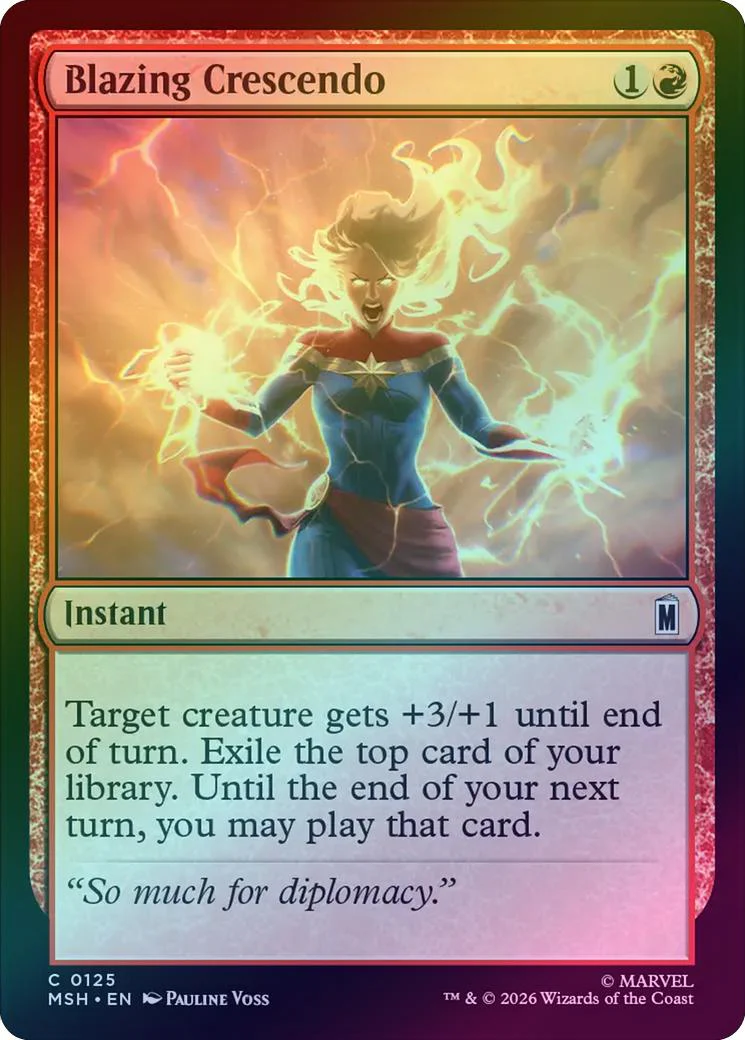 Blazing Crescendo (Foil) (MSH)