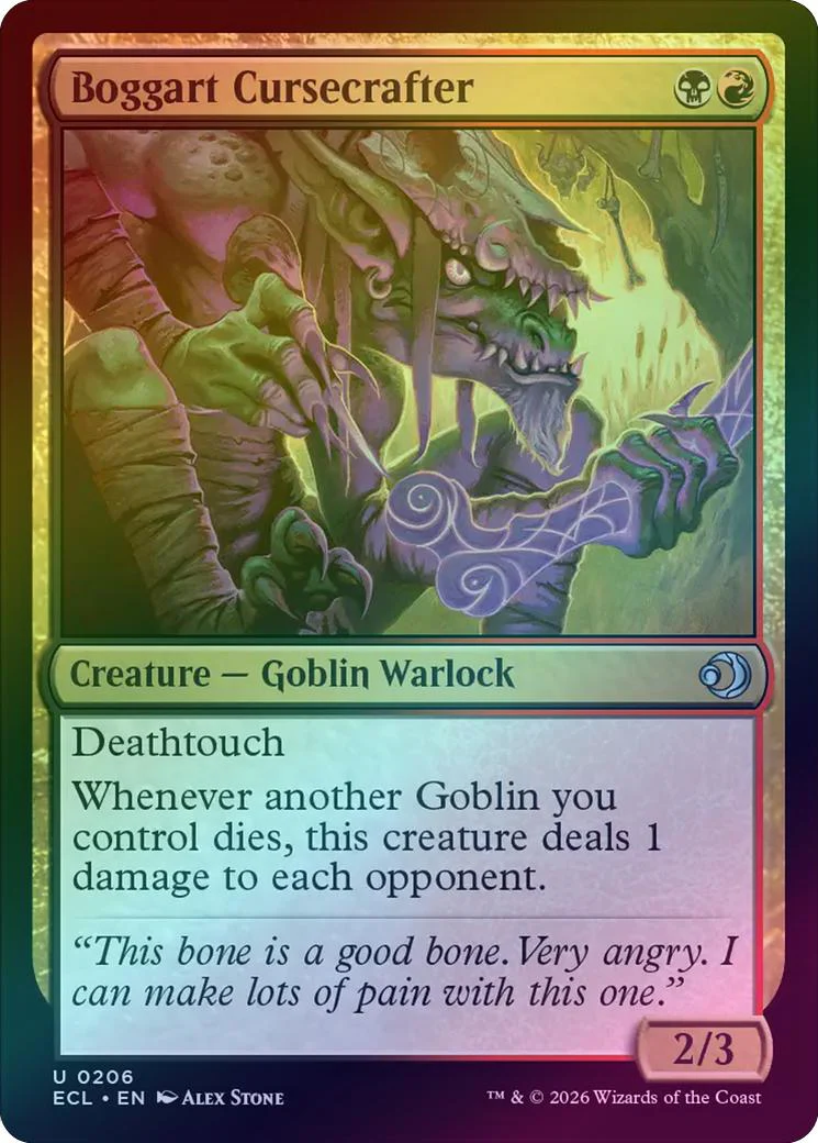 Boggart Cursecrafter (Foil) (ECL)