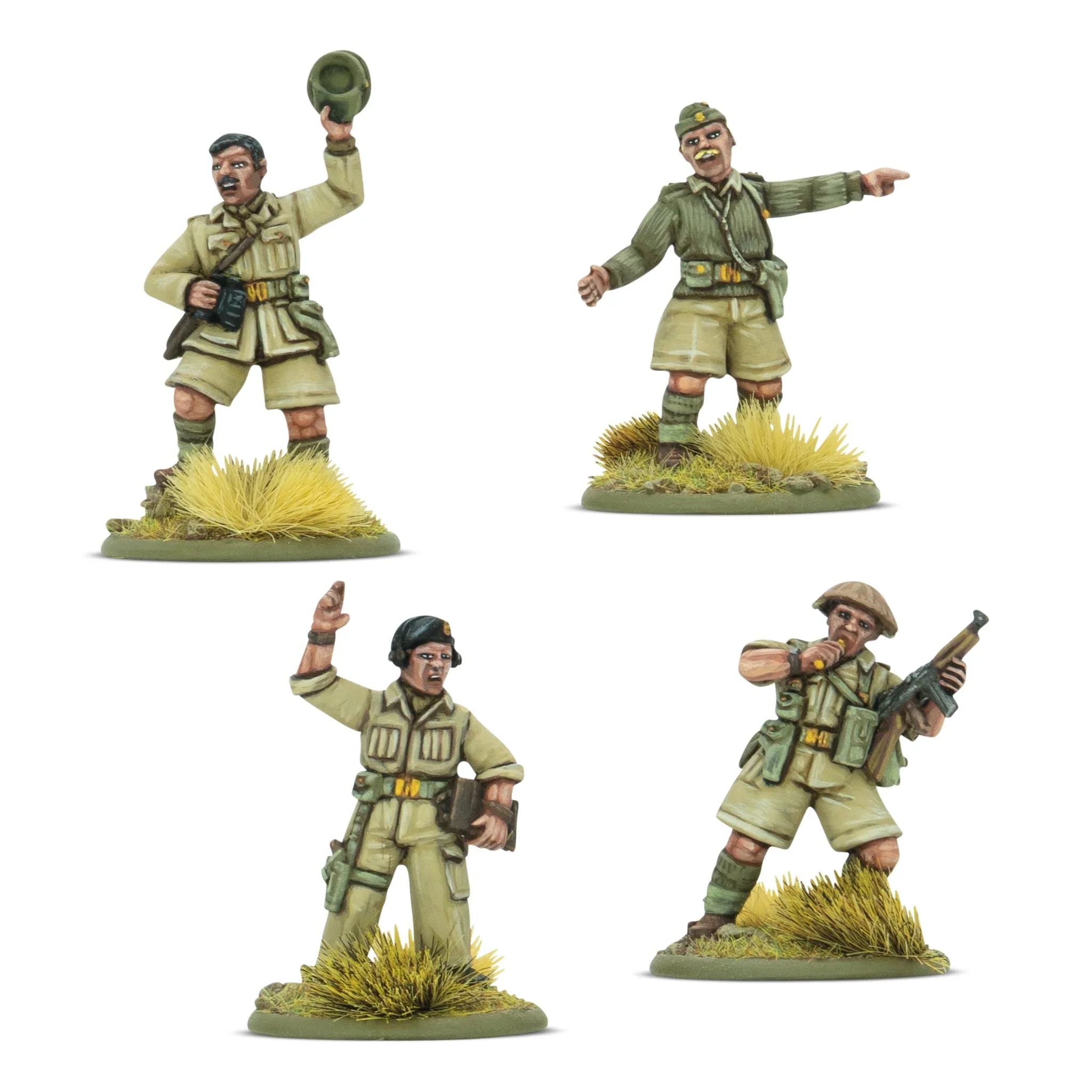 Bolt Action - Great Britain - British 8th Army Platoon Commanders [403201003]