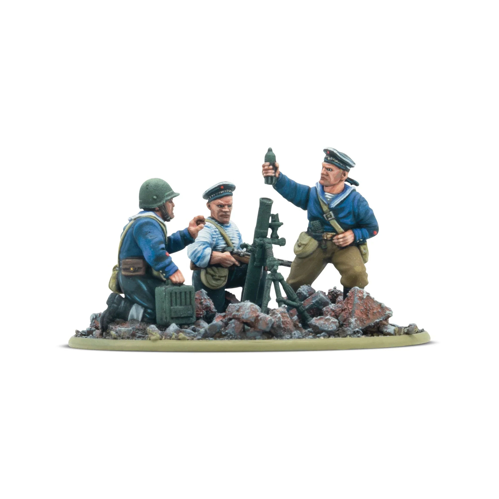 Bolt Action - Soviet Union - Soviet Naval Brigade Medium Mortar Team [403214014]