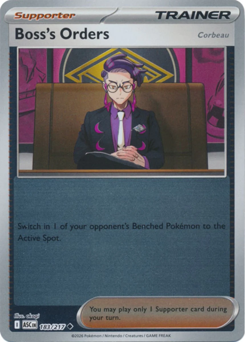 Boss's Orders [Corbeau] - 183/217 - Uncommon - Reverse Holo