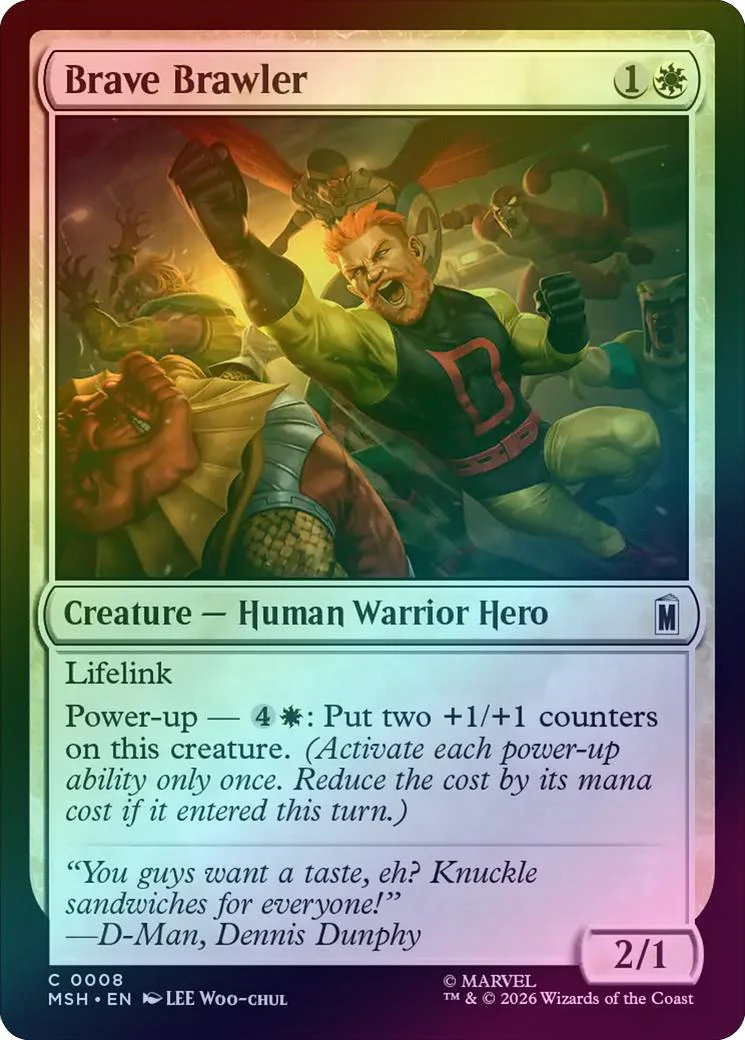 Brave Brawler (Foil) (MSH)