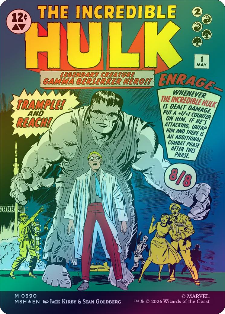 Bruce Banner // The Incredible Hulk - Borderless Classic Comic (Foil) (MSH) - Image 2