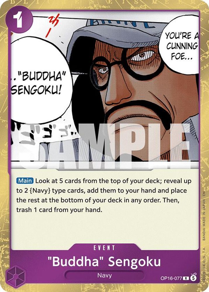 "Buddha" Sengoku - OP16-077 - Rare