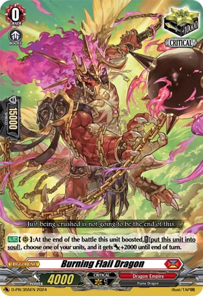 Burning Flail Dragon (355) - D-PR/355EN - Promo