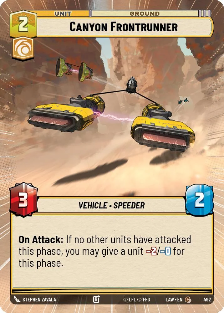 Canyon Frontrunner (Hyperspace) - 492 - Common
