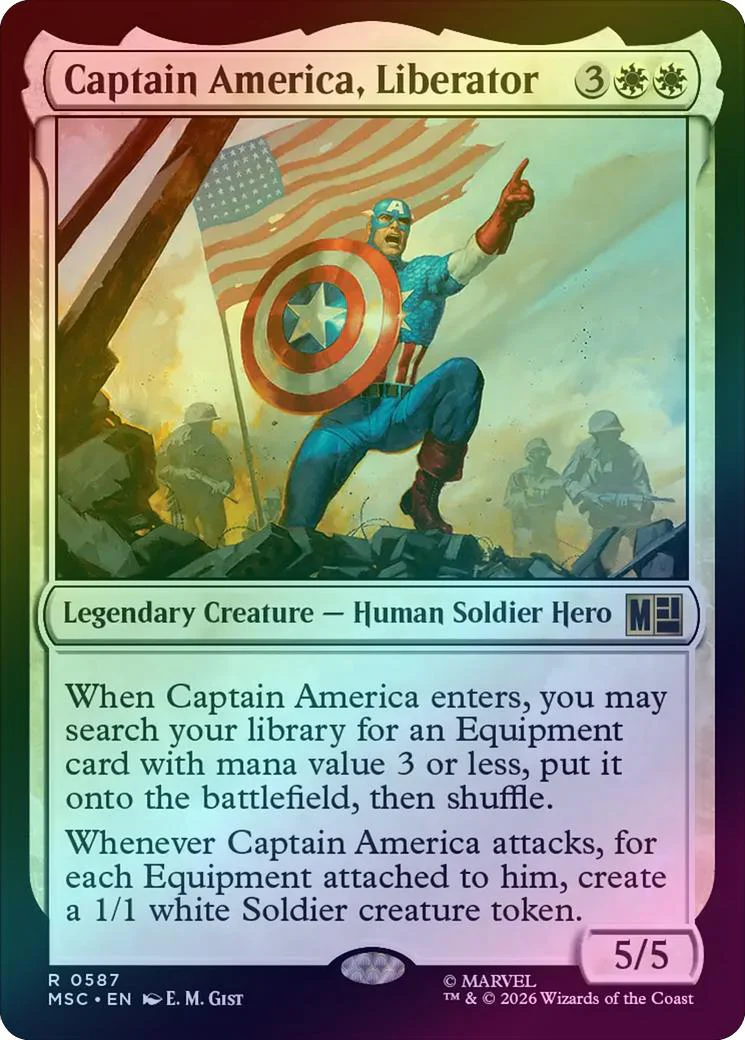 Captain America, Liberator (Foil) (MSC)