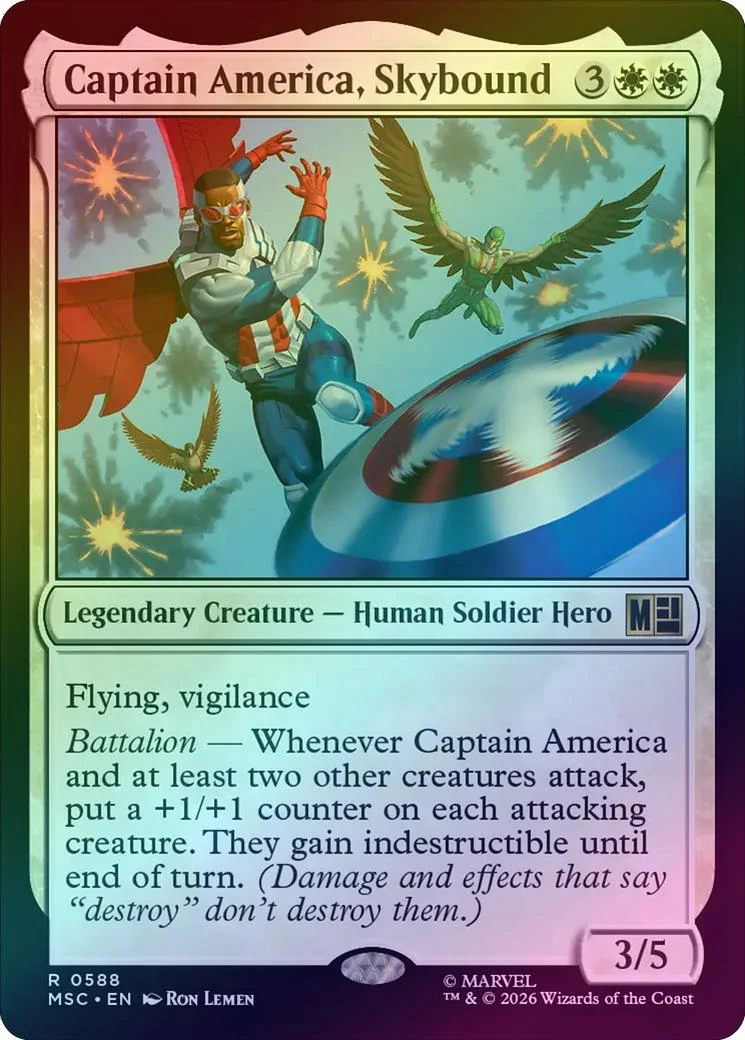 Captain America, Skybound (Foil) (MSC)