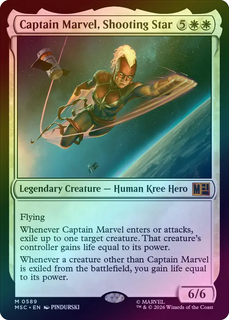 Captain Marvel, Shooting Star (Foil) (MSC)