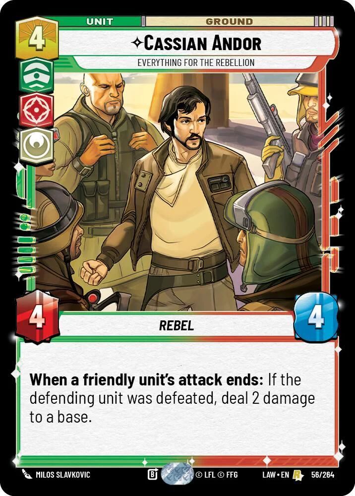 Cassian Andor - Everything for the Rebellion - 56/264 - Rare