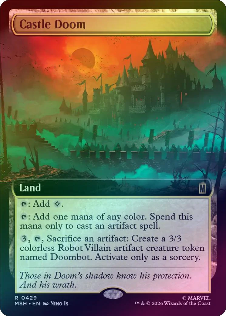 Castle Doom - Extended Art (Foil) (MSH)