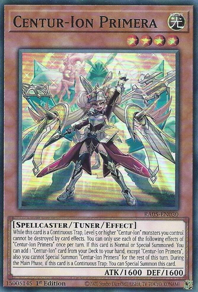 Centur-Ion Primera - RA05-EN030 - Super Rare - 1st Edition