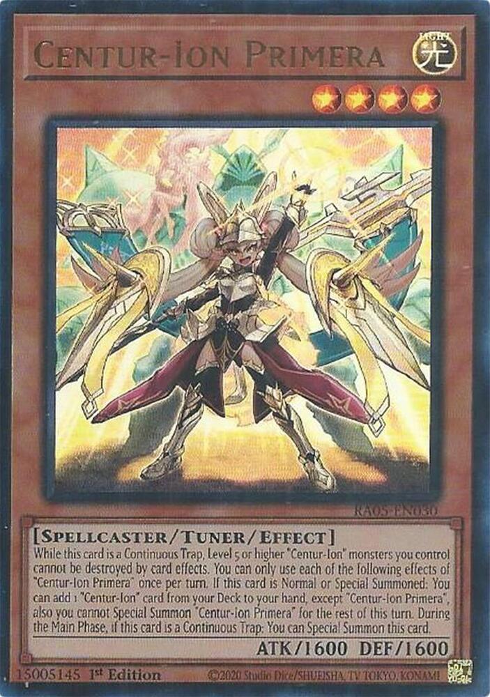 Centur-Ion Primera (Ultra Rare) - RA05-EN030 - Ultra Rare - 1st Edition