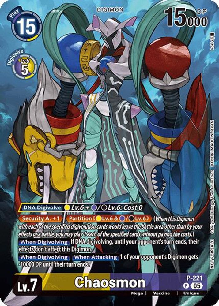 Chaosmon (Time Stranger Box Topper) - P-221 - Promo