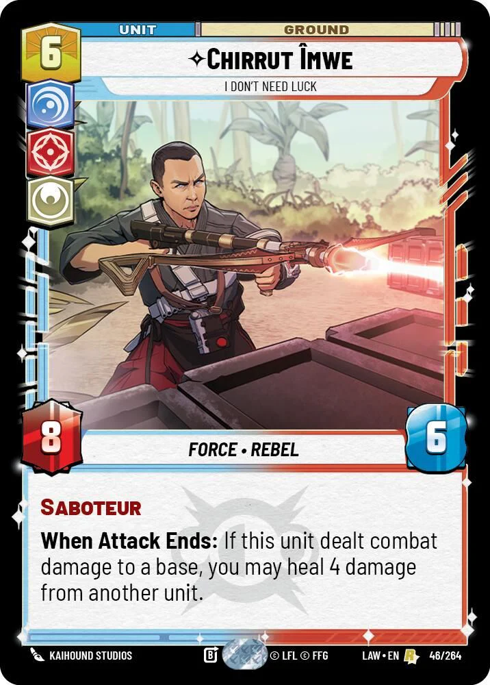 Chirrut Îmwe - I Don't Need Luck - 46/264 - Rare