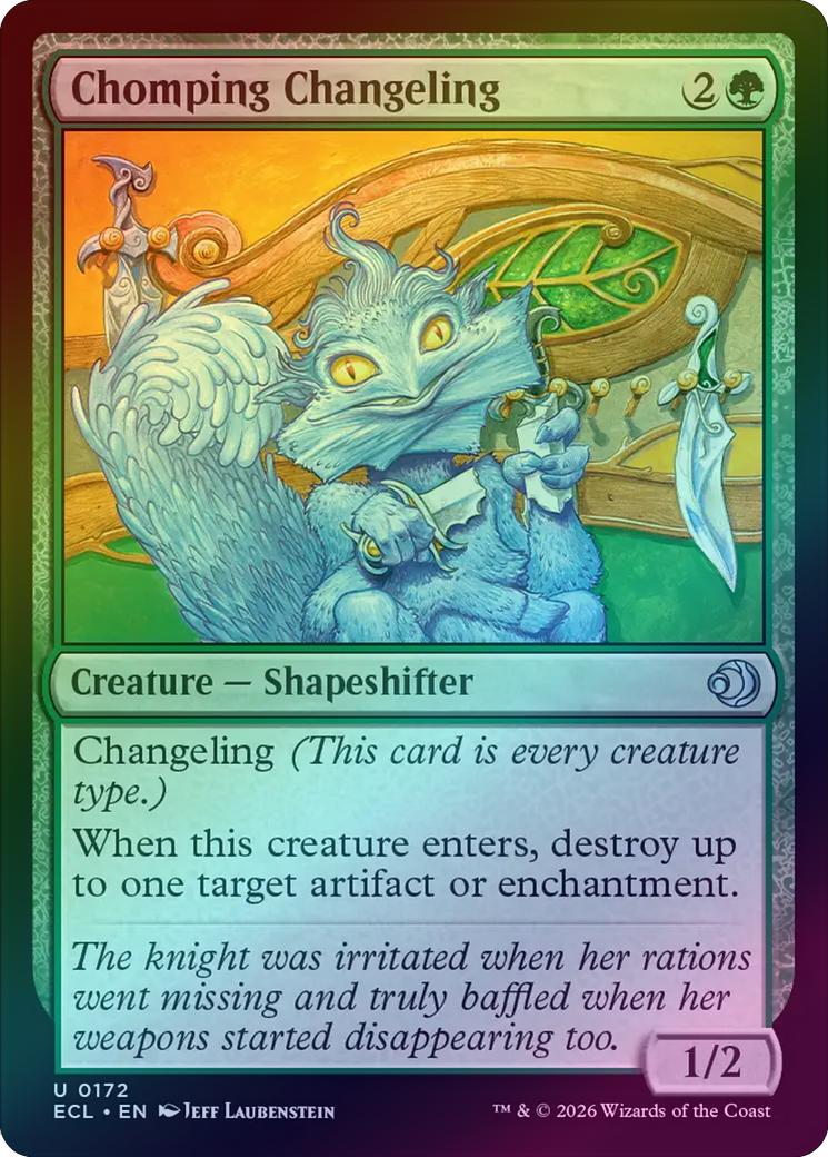 Chomping Changeling (Foil) (ECL)