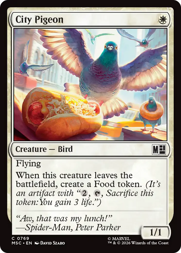 City Pigeon (MSC)