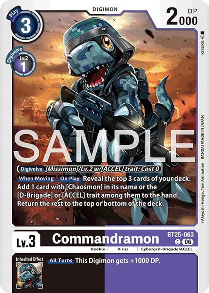 Commandramon - BT25-063 - Common