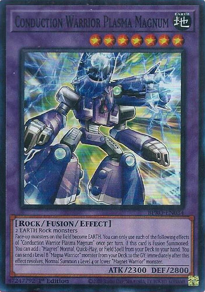 Conduction Warrior Plasma Magnum - BPRO-EN034 - Super Rare - 1st Edition