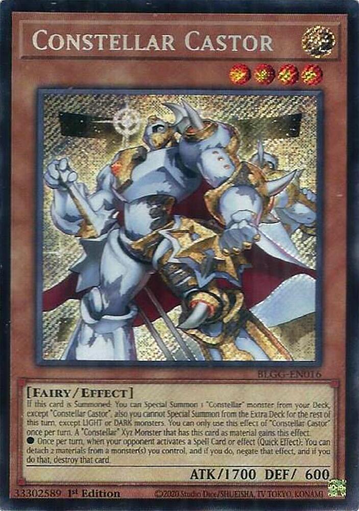 Constellar Castor - BLGG-EN016 - Secret Rare - 1st Edition
