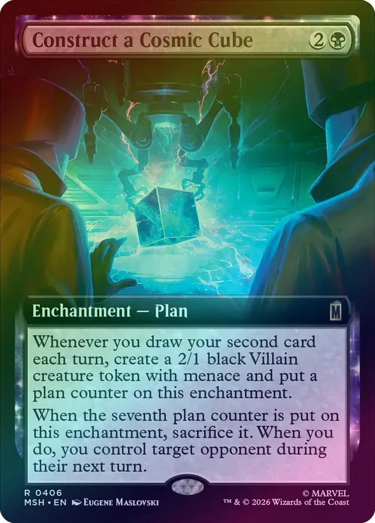 Construct a Cosmic Cube - Extended Art (Foil) (MSH)