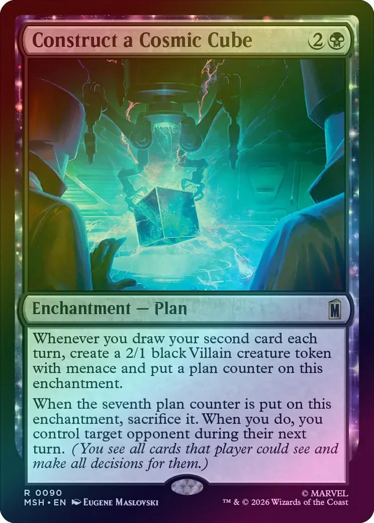 Construct a Cosmic Cube (Foil) (MSH)