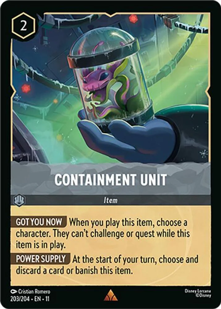 Containment Unit - 203/204 - Rare