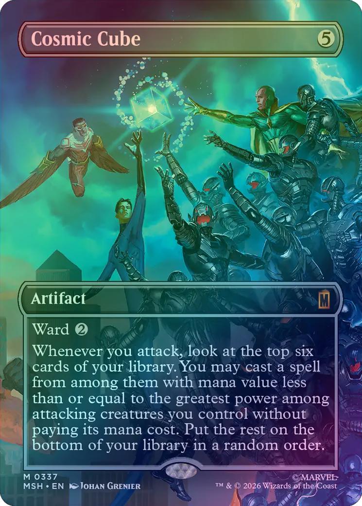 Cosmic Cube - Borderless Scene (Foil) (MSH)