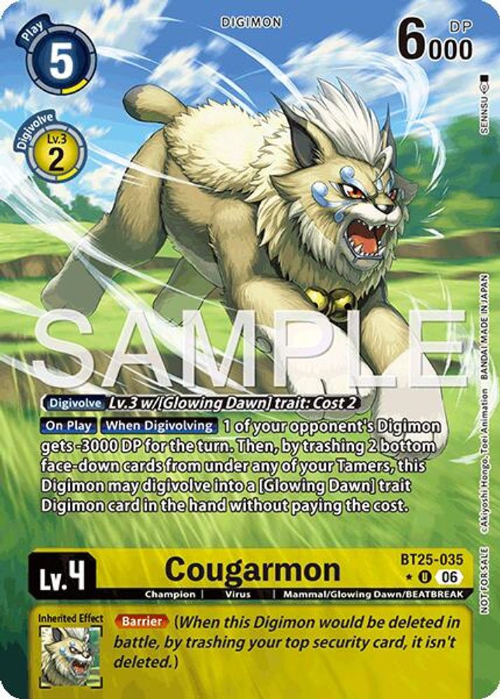 Cougarmon (Full Art) - BT25-035 - Uncommon
