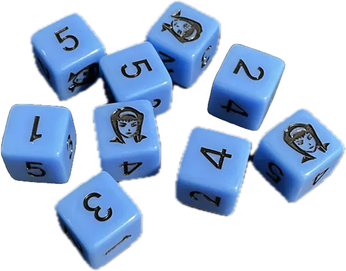 Cowboy Bebop RPG - Faye Dice Set