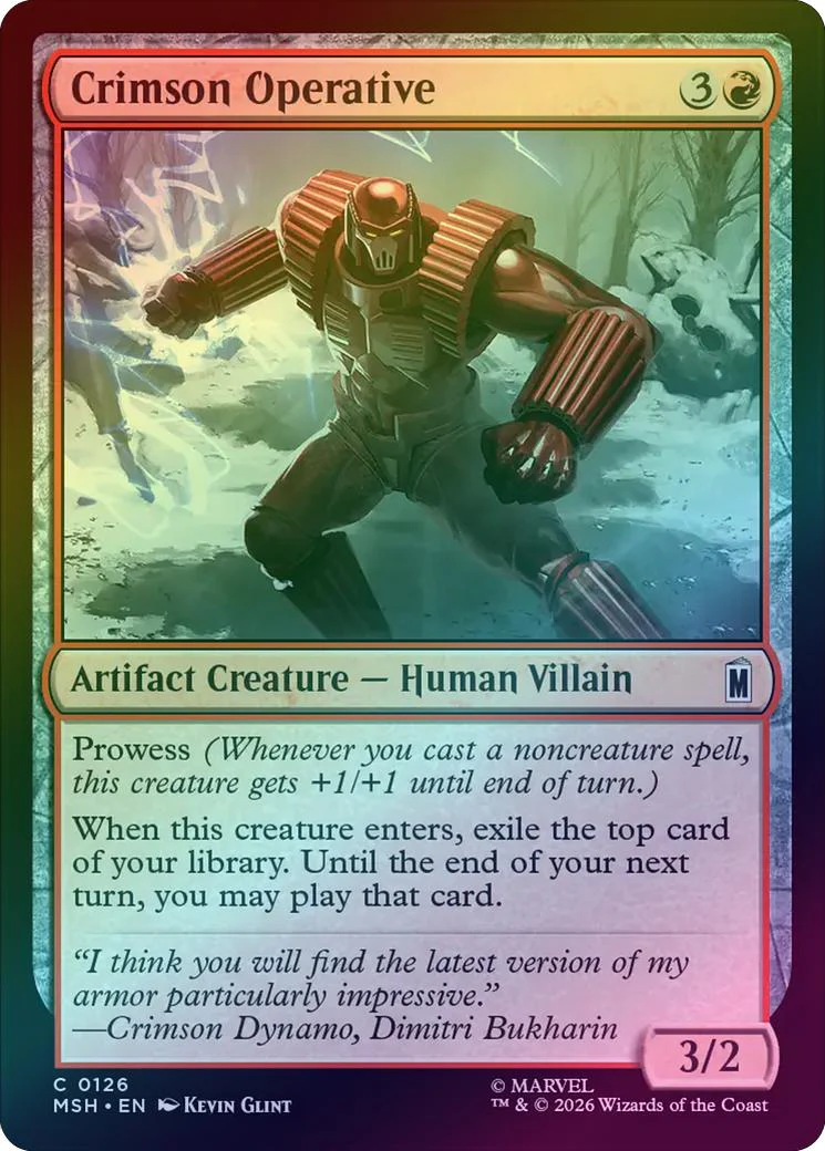 Crimson Operative (Foil) (MSH)
